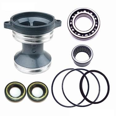 Imagem de OVERSEE Conjunto de tampa inferior da carcaça 61N-45361 para motor de popa Yamaha 2T 25HP 30HP conjunto de tampa da caixa de engrenagens para motor de popa Parsun