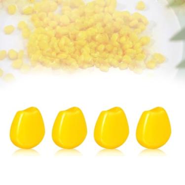 Imagem de TAYCZGQL Conjunto de 100 iscas de carpa para boilies artificiais com iscas de milho falsas, equipamento de alta atração, iscas de pesca de carpa para pesca em água doce