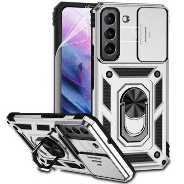 Imagem de Capa para Telemóvel M MAIKEZI Samsung Galaxy S22+ Plus 6,6" Prateada