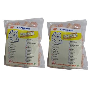 Imagem de Kit 2 Isca De Pesca Massa De Pesca Natural Pronta Para Carpa (Sabor Banana)
