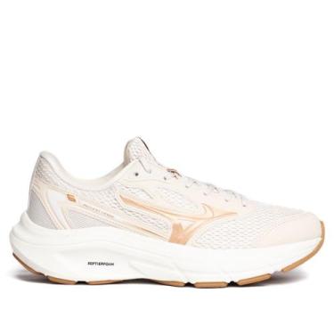 Imagem de Tênis Feminino Mizuno Hawk 6 Softier Foam Bege/Rosé, Bege, 35
