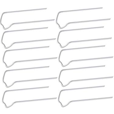 Imagem de Conjunto de ferramentas de jardim com 100 peças - em forma de U mental para fixar guirlandas de buquê de palha, ideal para arranjos de flores de férias e decoração de casa costura DIY