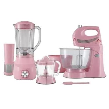 Imagem de Kit Britânia Cozinha 3 em 1 liquidificador + espremedor - 110v(Rosa 220v)