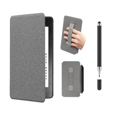 Imagem de Akacy Textura de tecido TPU leve com alça de pulso para Kindle Paperwhite 6,8 (Geração 2021), fina e leve, com despertar/hibernar automático (6)