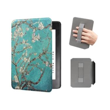 Imagem de Akacy Capa com função hibernar/despertar automática para Kindle Paperwhite de 7,0 polegadas 12ª geração lançada em 2024 (Modelo: SA568B/SA569P) padrão pintado com alça capa de TPU (1)