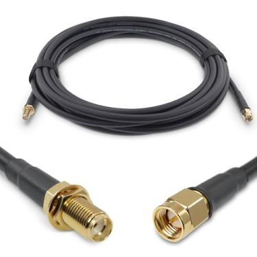 Imagem de Proxicast Cabo coaxial SMA macho para SMA fêmea premium série 240 de baixa perda (50 Ohm) - extensor de cabo de antena para 4G LTE, modems/roteadores 5G, amador, ADS-B e GPS (não para TV ou WiFi)