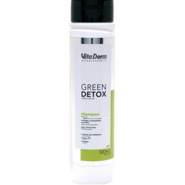 Imagem de Shampoo Green Detox 300ml - Vita Derm - Limpeza Profunda e Detox