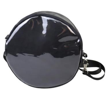Imagem de rainbowstar Bolsa Circle Ita com janela transparente redonda para exibição de pinos, bolsa de concerto de convenção de anime para fãs de anime