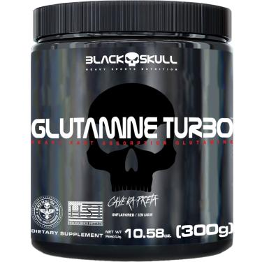 Imagem de GLUTAMINE TURBO CAVEIRA PRETA - GLUTAMINA - 300G