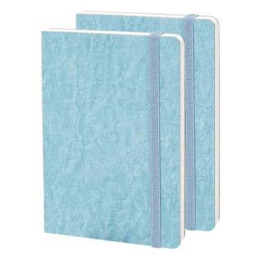 Imagem de PH PandaHall Caderno de aquarela de 2 peças, caderno de aquarela de 19 x 13 cm, papel de algodão, caderno de esboços de mídia mista para artistas, viagens, pintura, materiais de arte, projetos de