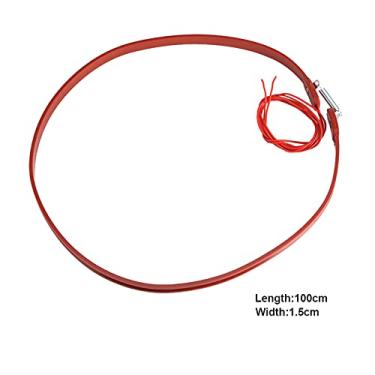 Imagem de Phefop Correia de Aquecimento de 75 W, Tira Aquecedora de Borracha de Silicone, Aquecimento Rápido para Compressores de Ar Condicionado, Adequado para áreas Industriais úmidas