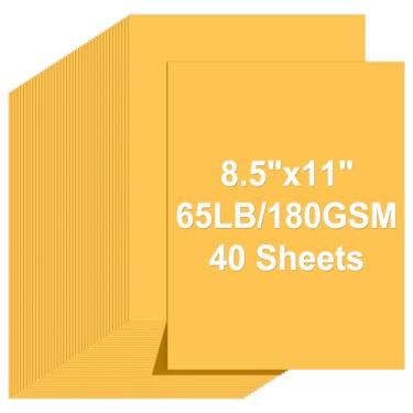 Imagem de Cartolina 21 x 28 cm, 40 folhas, laranja, amarelo