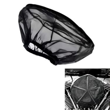 Imagem de KASIMT Filtro de ar à prova d'água meia de chuva capa protetora à prova de poeira para Harley Dyna Sportster Touring Softail Street Glide Fat Boy Road King Kits de limpeza de filtro de ar