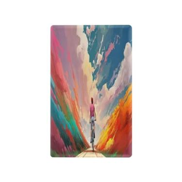 Imagem de Wassud Placa de cobertura de interruptor de luz para meninas, 1 placa de tomada em branco decorativa para decoração de casa, sala de estar e quarto