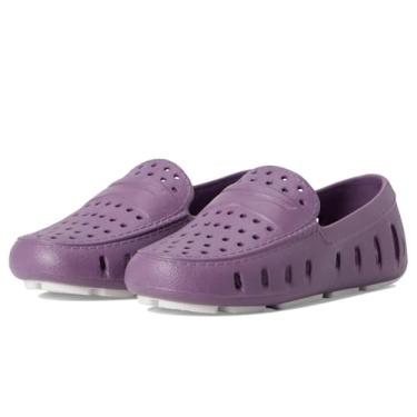 Imagem de Floafers Mocassim masculino Prodigy Driver (bebê/criança pequena) estilo de condução, Gumdrop/branco brilhante, 12 Little Kid