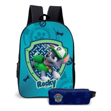 Imagem de Mochila Escolar Com Estojo Infantil Patrulha Canina  - Use Thuco, Rock