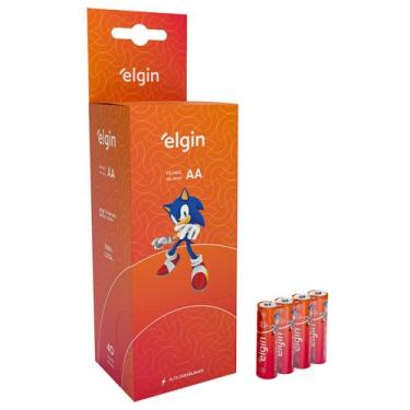 Imagem de Pilha de Zinco AA Tubo com 40 Unidades 1,5V Energy Elgin - Carmona