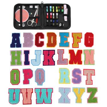 Imagem de Cuofyunl kit de costura embalagem de bolsa portátil 14 peças carretéis 26 peças adesivo de pano diy conjunto de linha de agulha de emergência para fazer vestidos