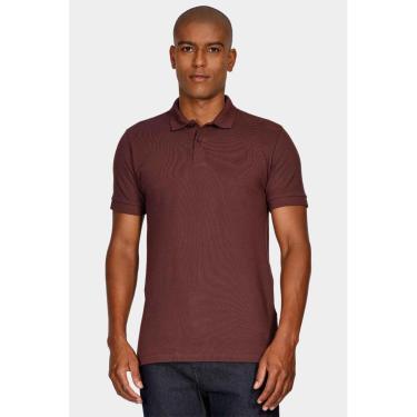 Imagem de Polo Aramis Manga Curta Lisa Piquet Marrom-Masculino
