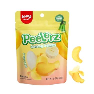 Imagem de Amos Peelerz, Bala de Banana, 65g, Formato Peelerz