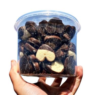 Imagem de Biscoito Coração de Leite em Pó com Chocolate 400g - Santa Maria