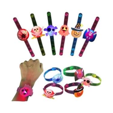 Imagem de Pulseiras E Anéis Brilhantes Para Festa De Halloween 12-36 Peças Brinq