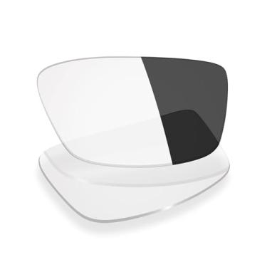 Imagem de Mryok Lentes de reposição UV400 para óculos Oakley Airdrop OX8046 de 57 mm, HD Polarized, proteção UV, resistente a impactos e ajuste perfeito - Adapte cinza fotocromático