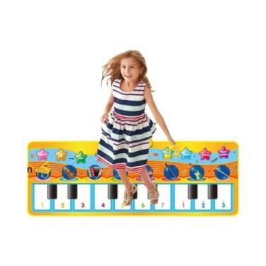 Imagem de Tapete De Piano Infantil Musical Para Dança, Brinquedo Educacional E D