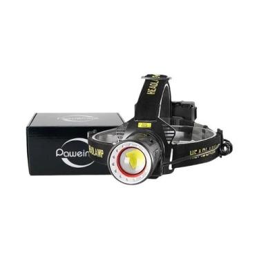 Imagem de Lanterna De Cabeça LED XHP390 Ultra Brilhante Recarregável via USB Com