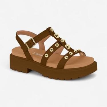 Imagem de Sandália Vizzano Papete Feminina Marrom-Feminino