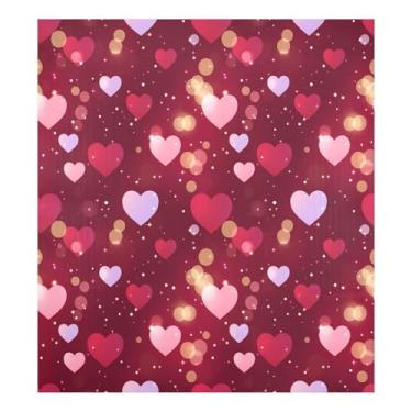 Imagem de Blueangle Capa de ímã de lava-louças coração vermelho, decoração de capa de lava-louças frontal, adesivos de eletrodomésticos, adesivos de eletrodomésticos, adesivo magnético decorativo de 58,4 cm C x