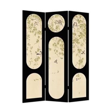 Imagem de NRNQMTFZ Divisória de sala moderna, divisórias de quarto de 1,8 m de altura e telas dobráveis de privacidade, divisor de sala de 3 painéis, tela de privacidade de madeira para casa/escritório/loja de