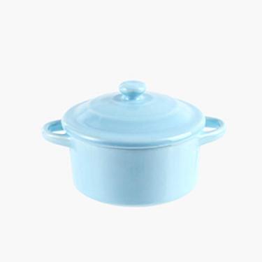 Imagem de Conjuntos de utensílios de cozinha pequena caçarola de cerâmica panela de sopa com alça panela de cerâmica leite, ovo, guisado, panelas, panelas coloridas (cor: C) (B)