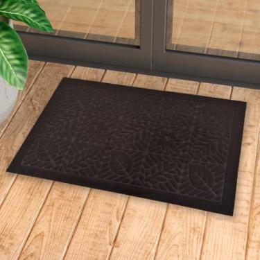 Imagem de Tapete Capacho Antiderrapante para Porta – Vinil Premium em PVC, Opções de 1 a 6 Unidades, 38x58cm(Marrom Escuro Slim,4)