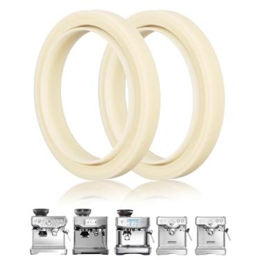 Imagem de Anel de vapor de silicone 54 mm, 2 peças, substituição de junta Brevilles para peças de máquina de café expresso Breville 878/870/860/840/810/500/450 e Sage 500/870/875/880/810/878