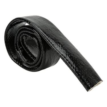 Imagem de Generic Linha de Combustível Escudo Térmico Manga de Fogo de Fibra de Vidro Durável para Proteção de Fios Automotivos Silicone Preto 1m para Alta Temperatura Cena aplicável: Mangueiras, Fios