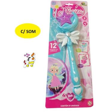 Imagem de Varinha Magica Infantil com Luz e Som Brinquedo - Art Brink