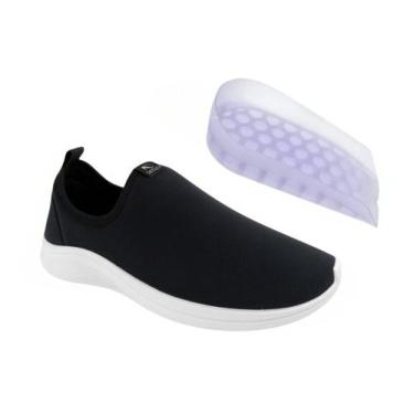 Imagem de Kit Tênis Meia Ortopédico Calce Fácil Confortável + Calcanheira Anti I