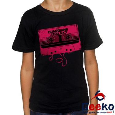 Imagem de Camiseta Infantil Guardiões da Galáxia 100% Algodão Geeko, Preto, 2