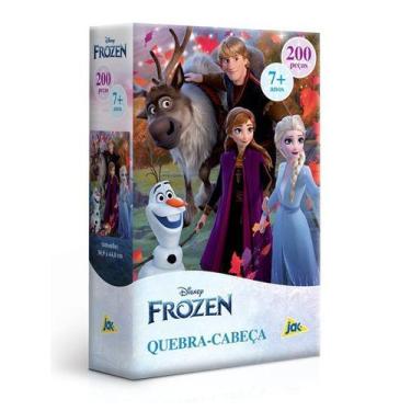 Imagem de Quebra-Cabeça 200 Peças Frozen - Toyster - Toyster Brinquedos