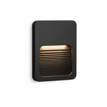 Imagem de Balizador Fit 2W 3000K Bivolt IP65 Preto em ABS - Opus