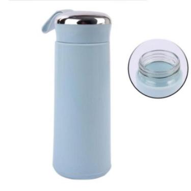 Imagem de Garrafa de Vidro 350ml Plástico Tampa Cromada - GOLDEN RIO