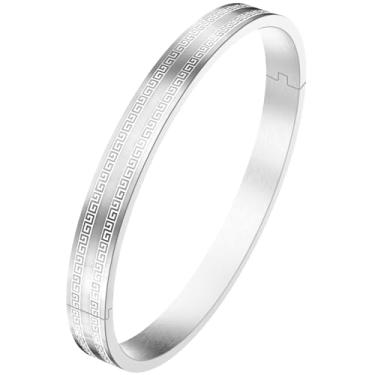 Imagem de Britier Pulseira feminina banhada a ouro 18 quilates, pulseira de aço inoxidável de aço inoxidável Amizade Amizade, pulseira de ouro que não mancha, joia de ouro moderna para presente de aniversário