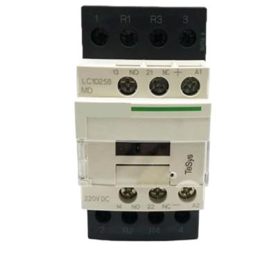Imagem de LC1D DC LC1D098 LC1D128 LC1D188 LC1D258 Contator 4 polos Contator de energia elétrica DC24V DC48V DC110V DC220V (LC1D098,24V)