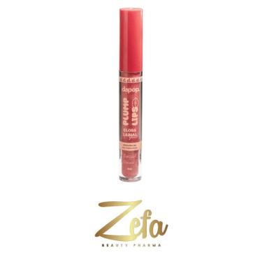 Imagem de Gloss Labial Plump Lips Glow Efeito Bocão 5ml Cor 5 - Dapop