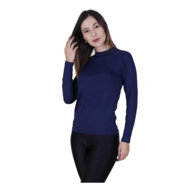 Imagem de Blusa UV 50+ Proteção Solar UV 50+ Camisa Térmica e para Academia Fitness Feminina-Feminino