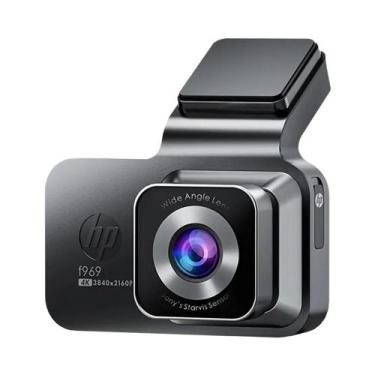 Imagem de Câmera Veicular 4K HD Com Visão Noturna WiFi HP F969 DVR Monitoramento