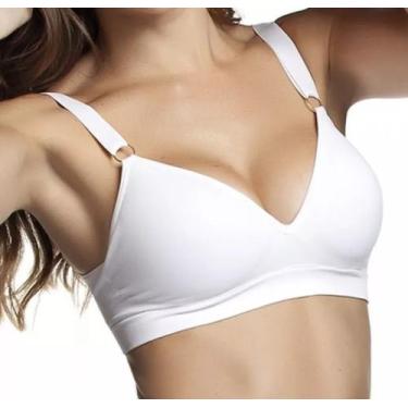 Imagem de Sutiã Trifil C/ Bojo E S/aro Ref. 1689, Branco, 44