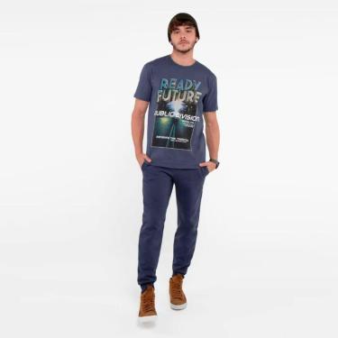 Imagem de Calça Moletom Masculina Básica Jogger-Masculino