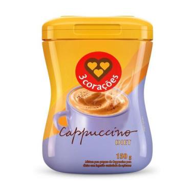 Imagem de Cappuccino Diet Solúvel 3 Corações 150g - 2193